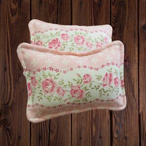 Reusable Sponge, Pink Rose Dish Scrubby, Set of 2